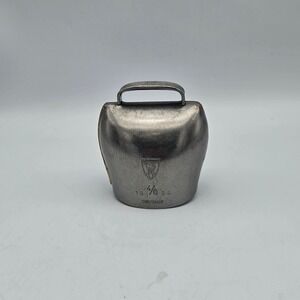 Vintage Swiss Made Cow Bell Size 4/0 - 3.75" Tall Farmhouse Decor